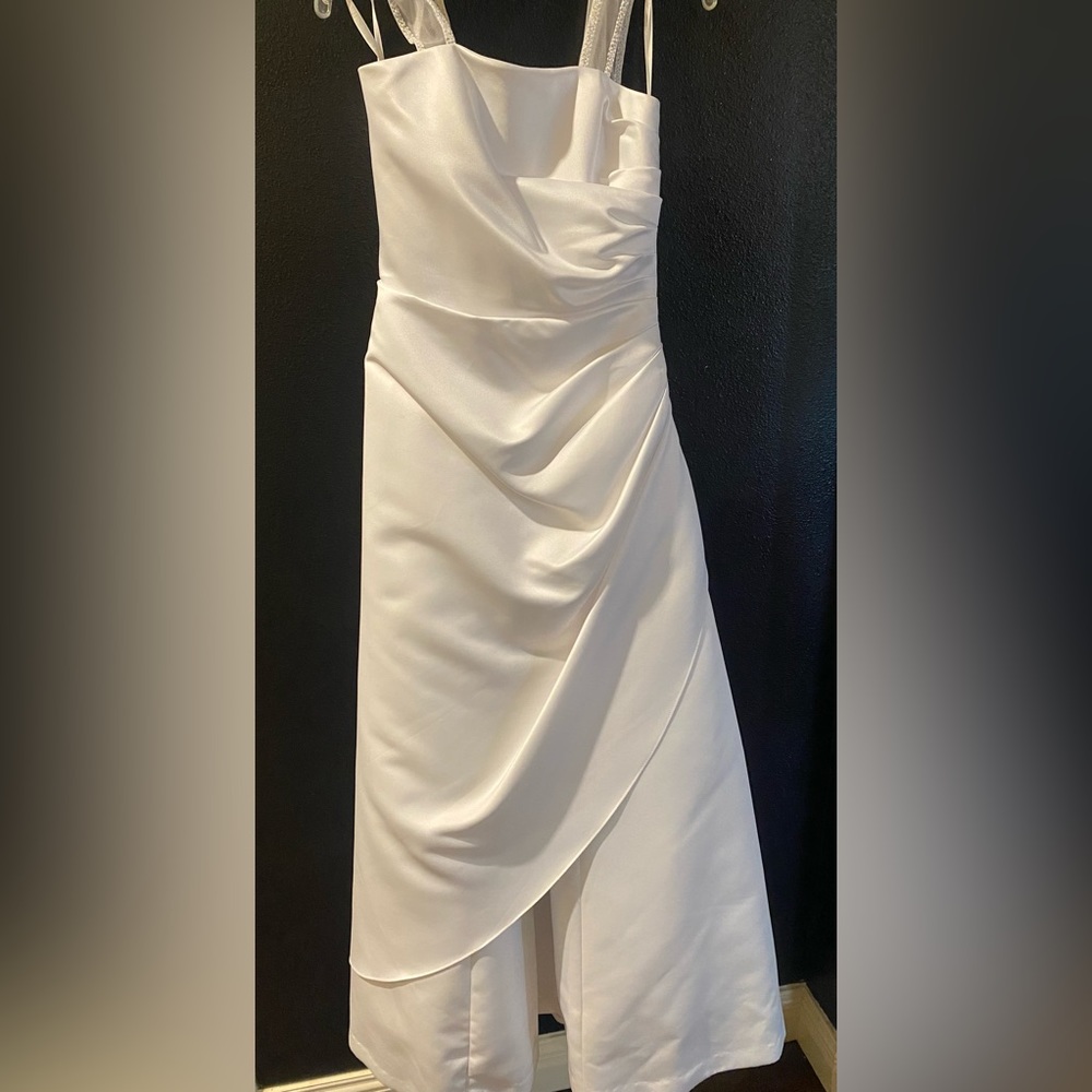 Exquisite white debutante ball gown! Size small and only worn once!